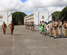Polícia Militar do Paraná realiza solenidade de troca de comando na academia Policial Militar do Guatupê