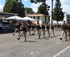 Polícia Militar do Paraná realiza solenidade de troca de comando na academia Policial Militar do Guatupê