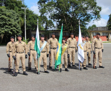 Polícia Militar do Paraná realiza solenidade de troca de comando na academia Policial Militar do Guatupê