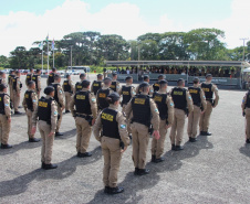Polícia Militar do Paraná realiza solenidade de troca de comando na academia Policial Militar do Guatupê