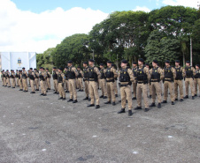 Polícia Militar do Paraná realiza solenidade de troca de comando na academia Policial Militar do Guatupê