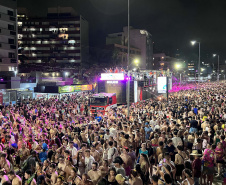 Com segurança reforçada, Carnaval reúne 1,3 milhão de pessoas no Litoral do Paraná