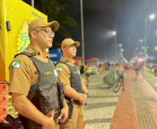 Com segurança reforçada, Carnaval reúne 1,3 milhão de pessoas no Litoral do Paraná