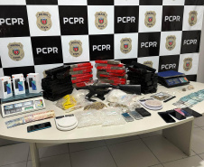 PCPR prende 8 em operação contra organização ligada ao tráfico e lavagem de dinheiro