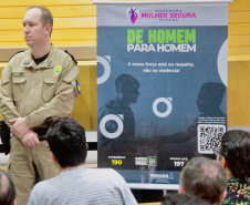 SESP reúne 800 servidores em palestra "De Homem para Homem" sobre o combate à violência contra a mulher
