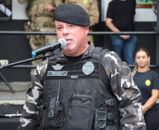 Polícia Militar do Paraná realiza solenidade que marca passagem de comando no Batalhão de Polícia de Choque