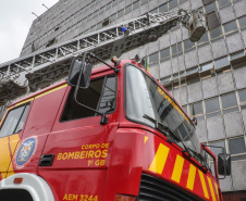 SESP realiza 1º simulado geral de abandono na sede em parceria com o Corpo de Bombeiros