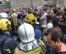 SESP realiza 1º simulado geral de abandono na sede em parceria com o Corpo de Bombeiros