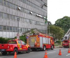 SESP realiza 1º simulado geral de abandono na sede em parceria com o Corpo de Bombeiros