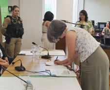 Policia Militar firma parceria com universidade federal de Londrina para combate a violência com as mulheres 