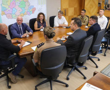 Secretário recebe o procurador geral Francisco Zanicotti