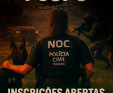 PCPR abre inscrições para o 1° Curso de Operações Policiais com Cães