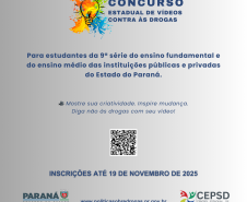 CEPSD lança nova edição do Concurso Estadual de Vídeos Contra as Drogas