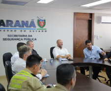 Secretário Hudson recebe o prefeito de Formosa do Oeste, Orivaldo Municelli