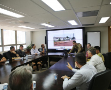 Secretário Hudson recebe o prefeito de Formosa do Oeste, Orivaldo Municelli