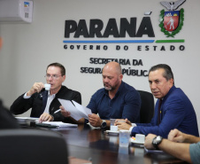Secretário Hudson se reúne com prefeito de Francisco Beltrão e deputado estadual