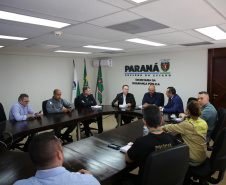 Secretário Hudson se reúne com prefeito de Francisco Beltrão e deputado estadual