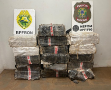 PMPR apreende meia tonelada de droga durante Operação Protetor de Fronteiras e Divisas
