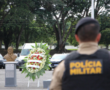 Polícia Militar do Paraná realiza solenidade alusiva a Tiradentes na Academia do Guatupê