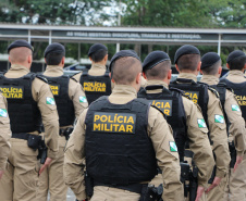 Polícia Militar do Paraná realiza solenidade alusiva a Tiradentes na Academia do Guatupê