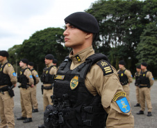 Polícia Militar do Paraná realiza solenidade alusiva a Tiradentes na Academia do Guatupê