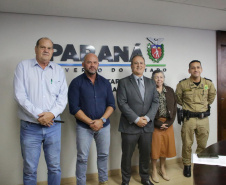 Secretário Hudson recebe deputado estadual Moacyr Fadel