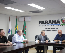 Secretário Hudson recebe deputado estadual Moacyr Fadel