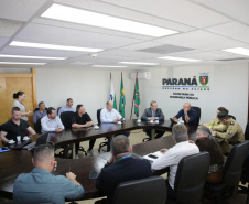 Secretário Hudson recebe deputado estadual Moacyr Fadel