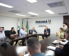 Secretário Hudson recebe deputado estadual Moacyr Fadel
