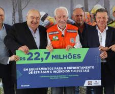 Resposta rápida: Estado entrega equipamentos a 100 municípios para combate a incêndios