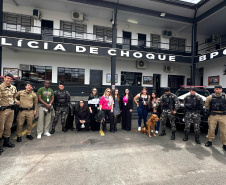 Sesp promove visita de servidores à sede da PMPR