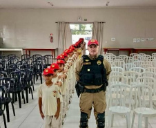 PMPR promove projeto Policial Rodoviario Mirim