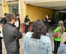Servidores da Sesp visitam unidades da Polícia Científica em Curitiba