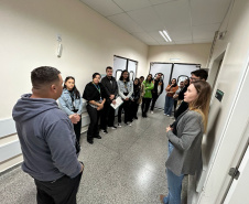 Servidores da Sesp visitam unidades da Polícia Científica em Curitiba
