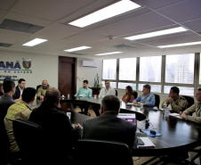 Secretário Hudson recebe prefeito de Corbélia, Thiago Stefanello