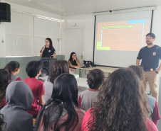 PCPR realiza palestras sobre prevenção à violência sexual para adolescentes em Araucária