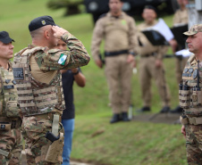 PMPR realiza solenidade que marca troca de comando do BOPE