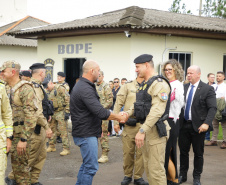 PMPR realiza solenidade que marca troca de comando do BOPE