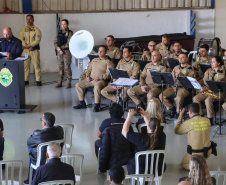 Solenidade em Curitiba marca passagem de comando do BPMOA