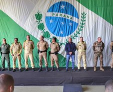 Solenidade em Curitiba marca passagem de comando do BPMOA