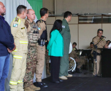 Solenidade em Curitiba marca passagem de comando do BPMOA