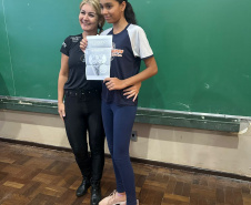 PCPR participa de premiação de melhor redação contra o bullying em colégio de Rolândia