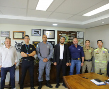 Secretário Hudson se reúne com deputado estadual Soldado Adriano José
