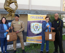 Policiais paratletas recebem incentivo esportivo com apoio da PMPR e da Cruzada Cosme e Damião 