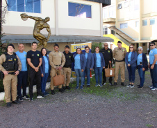 Policiais paratletas recebem incentivo esportivo com apoio da PMPR e da Cruzada Cosme e Damião 