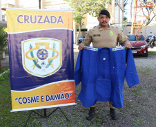 Policiais paratletas recebem incentivo esportivo com apoio da PMPR e da Cruzada Cosme e Damião 