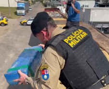 PMPR apreende mais de 3,4 toneladas de drogas em Ganchinho 