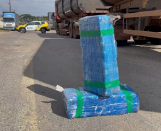 PMPR apreende mais de 3,4 toneladas de drogas em Ganchinho 