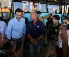 Projeto Mulher Segura é reforçado com ação no transporte coletivo de Londrina