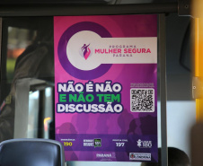 Projeto Mulher Segura é reforçado com ação no transporte coletivo de Londrina